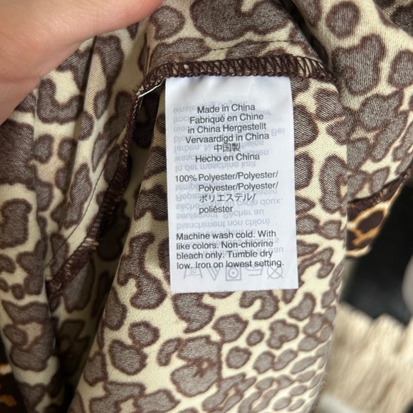 J. Crew Leopard Dress Sz 8 Crepe leopard Shift dress - Picture 8 of 8